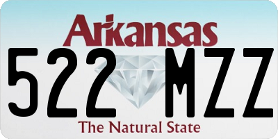 AR license plate 522MZZ
