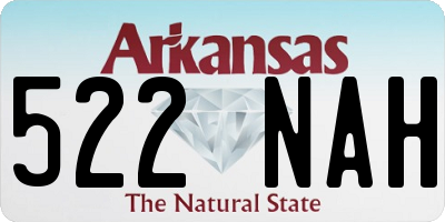 AR license plate 522NAH