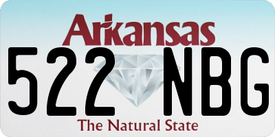 AR license plate 522NBG