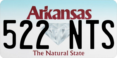 AR license plate 522NTS