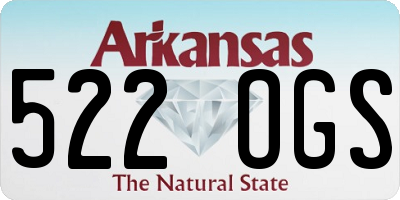 AR license plate 522OGS