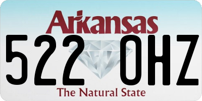 AR license plate 522OHZ