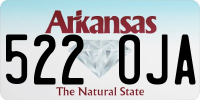 AR license plate 522OJA