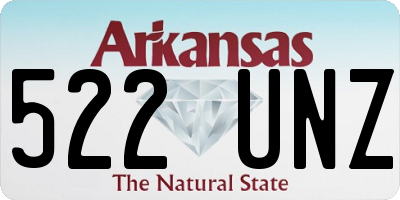 AR license plate 522UNZ