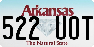 AR license plate 522UOT