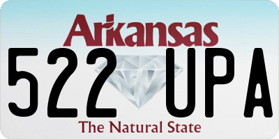 AR license plate 522UPA