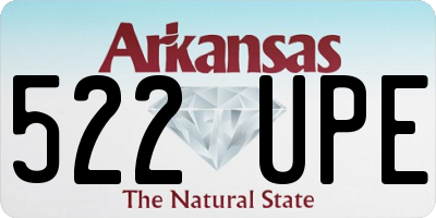 AR license plate 522UPE