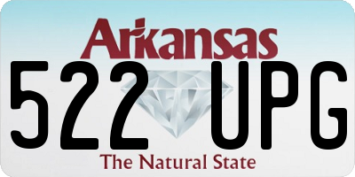 AR license plate 522UPG