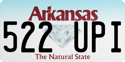 AR license plate 522UPI