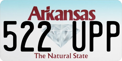 AR license plate 522UPP