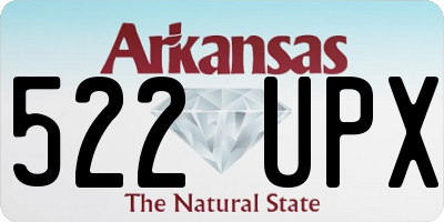 AR license plate 522UPX