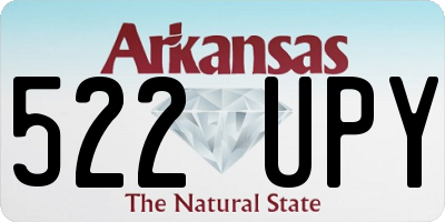 AR license plate 522UPY