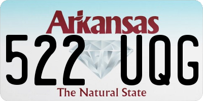 AR license plate 522UQG