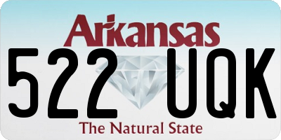 AR license plate 522UQK