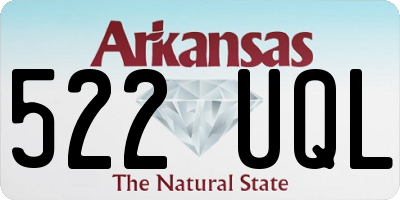 AR license plate 522UQL