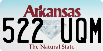 AR license plate 522UQM