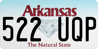 AR license plate 522UQP