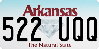 AR license plate 522UQQ