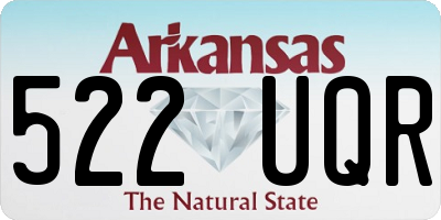 AR license plate 522UQR