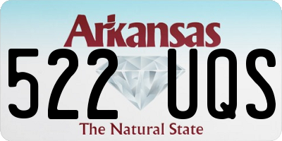 AR license plate 522UQS