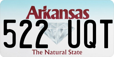 AR license plate 522UQT