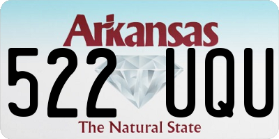 AR license plate 522UQU