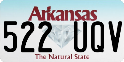 AR license plate 522UQV
