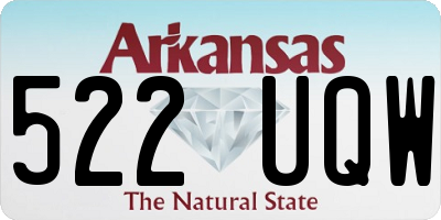 AR license plate 522UQW