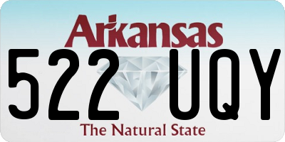 AR license plate 522UQY