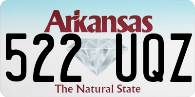 AR license plate 522UQZ