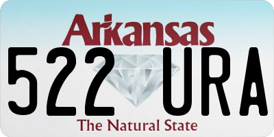 AR license plate 522URA