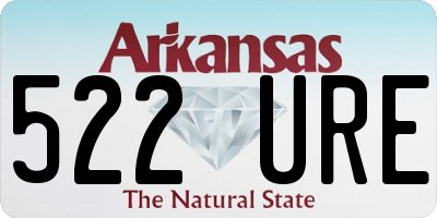 AR license plate 522URE