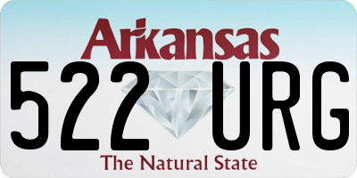 AR license plate 522URG