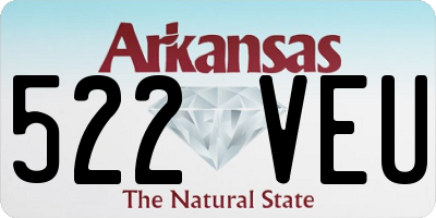 AR license plate 522VEU