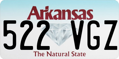 AR license plate 522VGZ