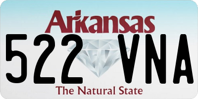 AR license plate 522VNA