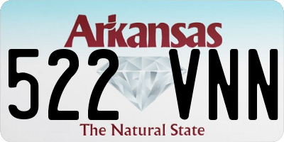 AR license plate 522VNN