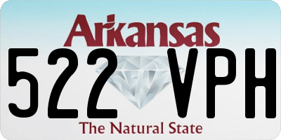 AR license plate 522VPH