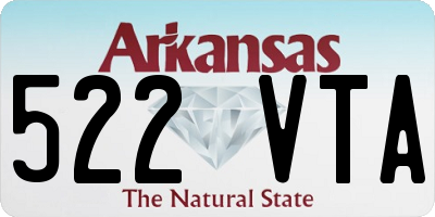 AR license plate 522VTA