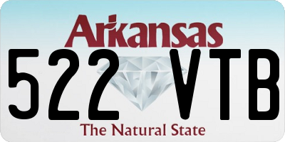 AR license plate 522VTB