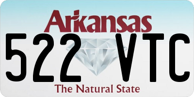 AR license plate 522VTC