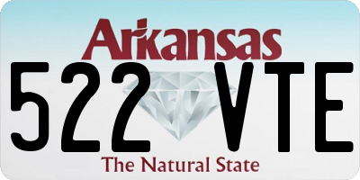 AR license plate 522VTE