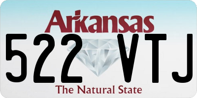 AR license plate 522VTJ