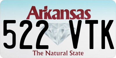 AR license plate 522VTK