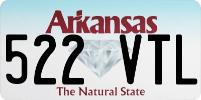 AR license plate 522VTL