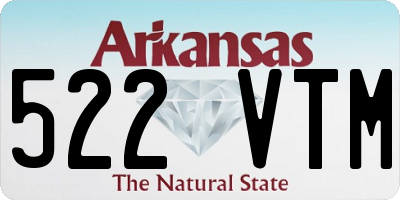 AR license plate 522VTM