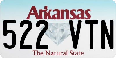 AR license plate 522VTN