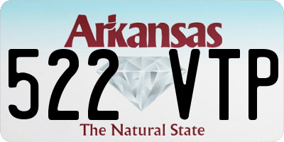 AR license plate 522VTP