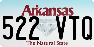 AR license plate 522VTQ