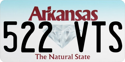 AR license plate 522VTS